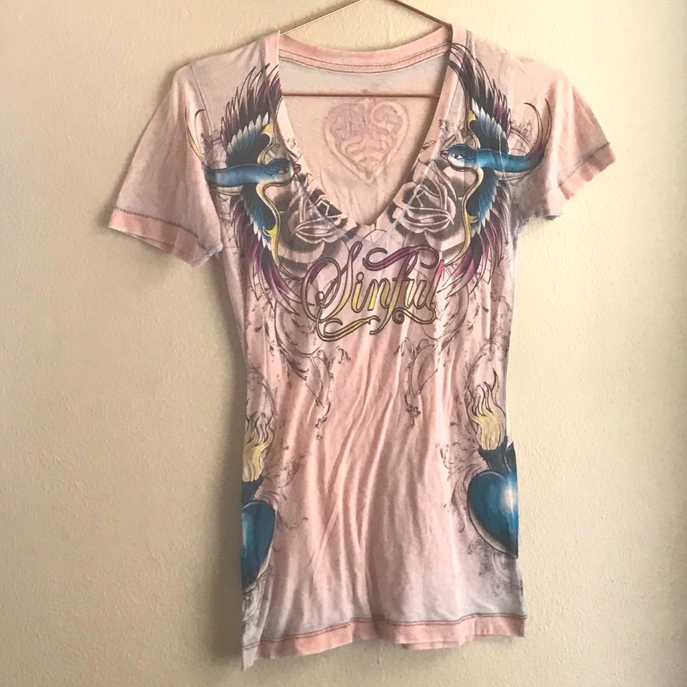 Light Pink Sinful T-Shirt